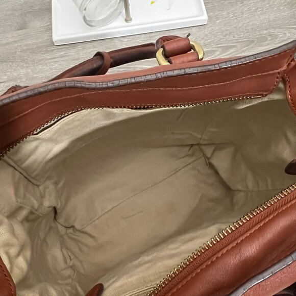 Coach Legacy Mini Tanner 2Way Brown Leather Bag Style 48894 Rare - Picture 6 of 6